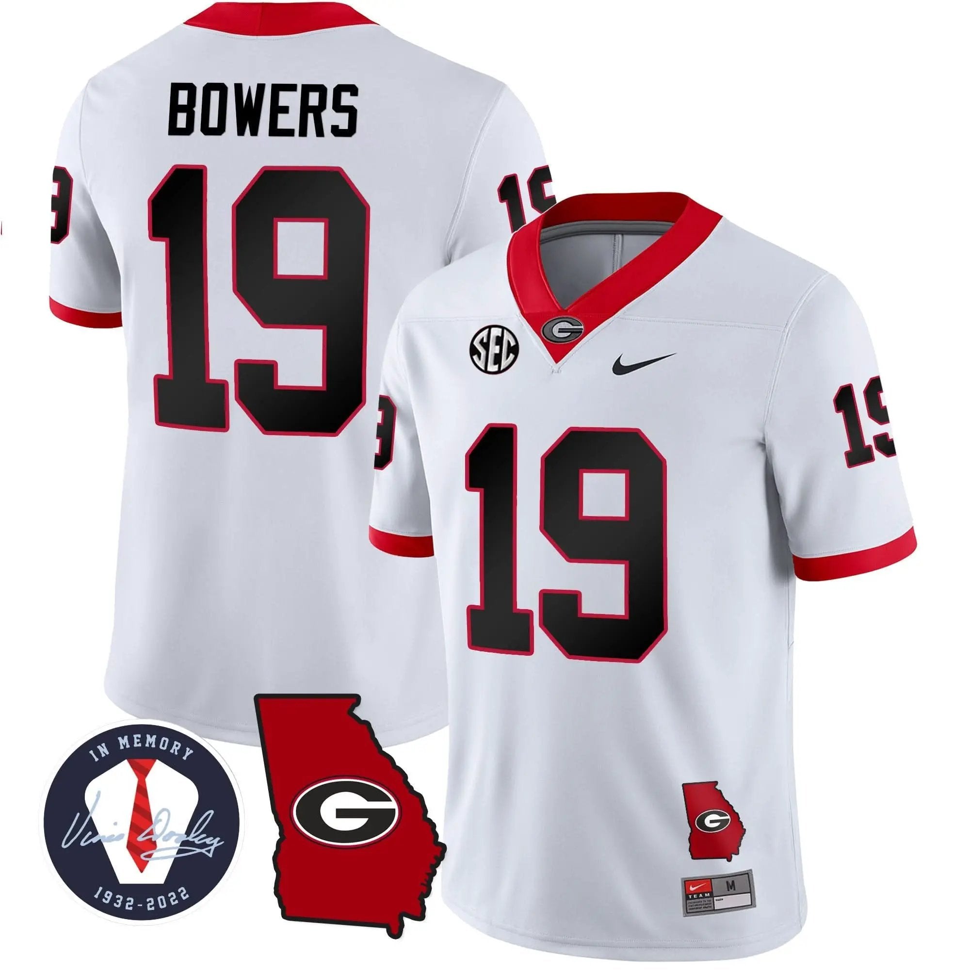 GB 2023 Vapor Jersey - Georgia Map by Georgia Bulldogs