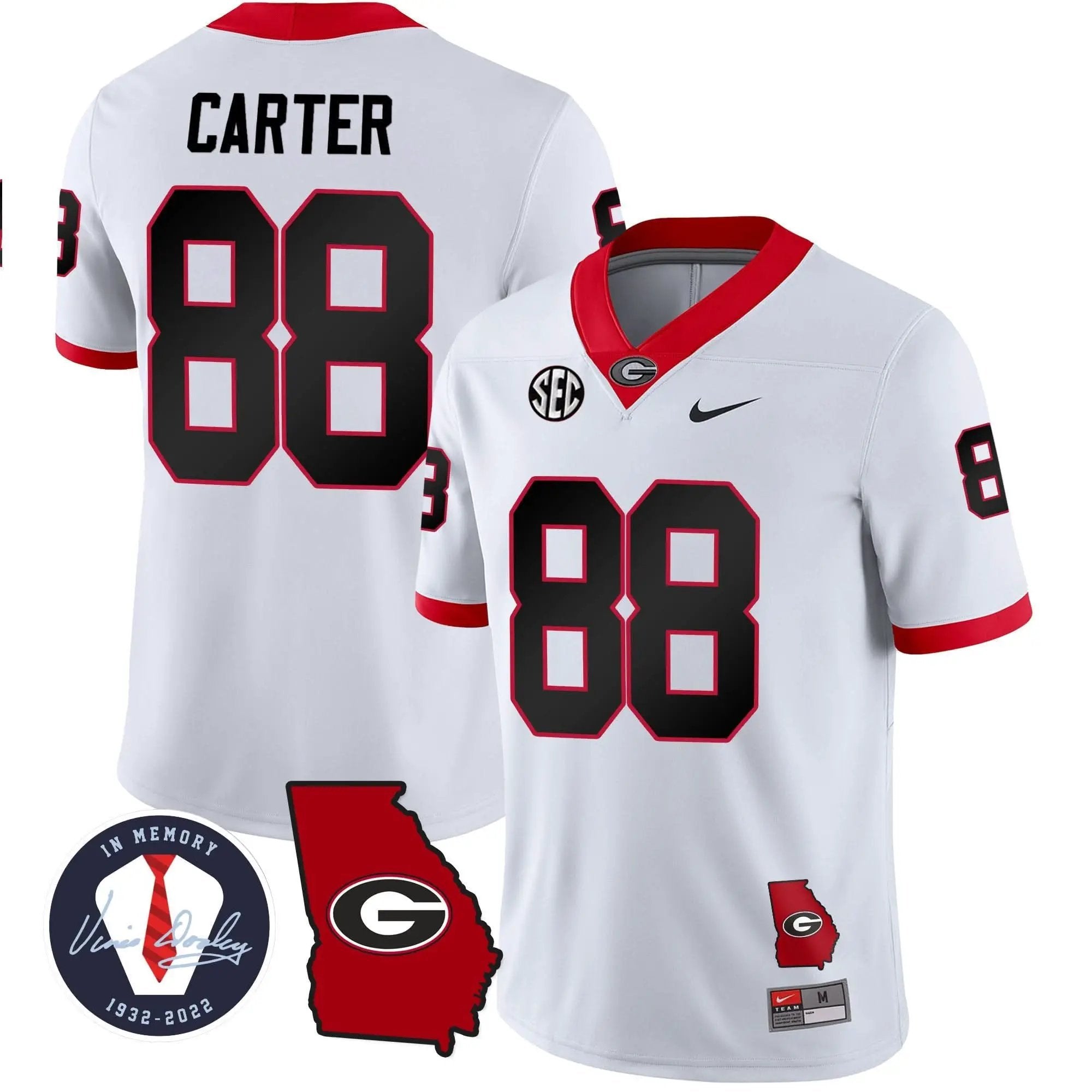 GB 2023 Vapor Jersey - Georgia Map by Georgia Bulldogs