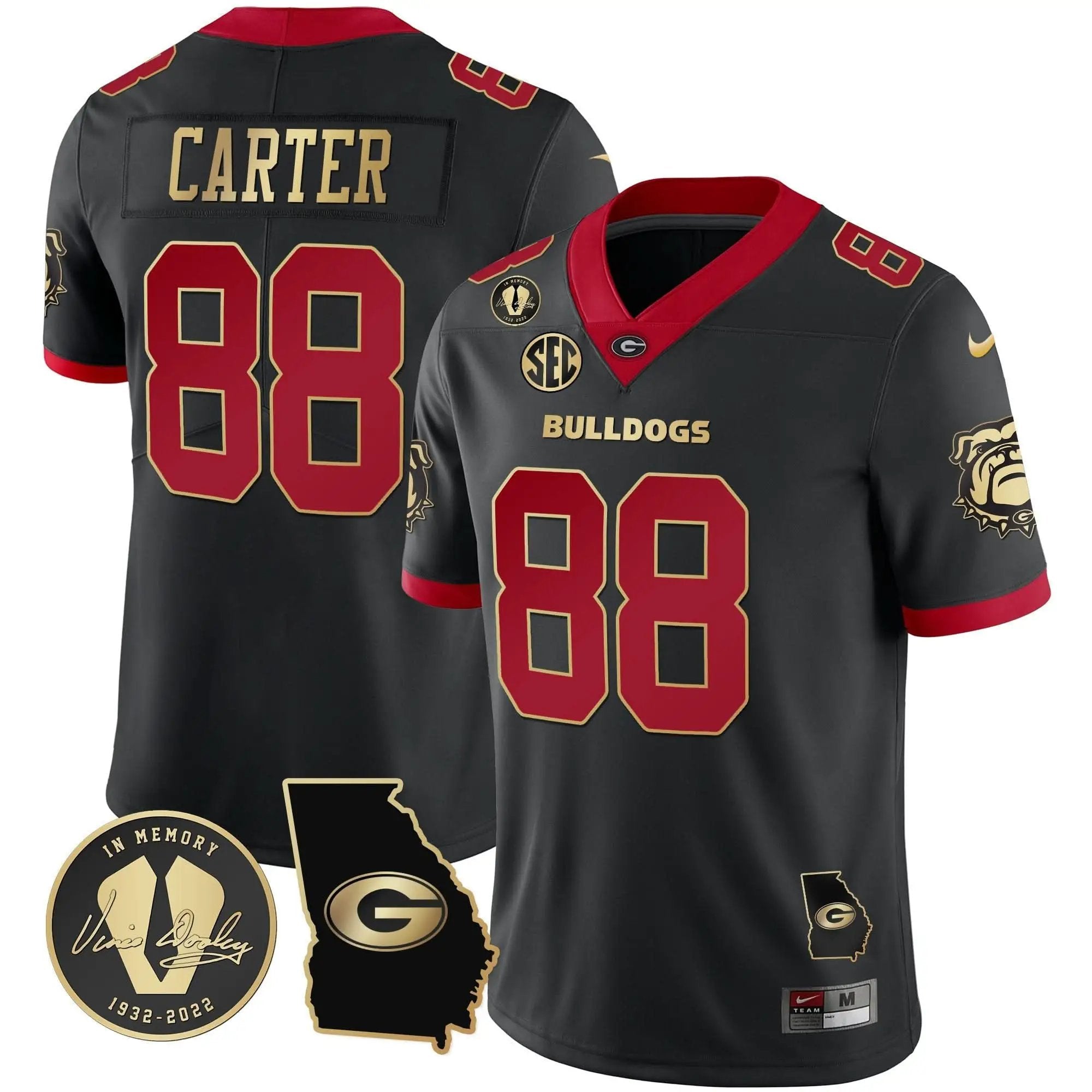 GB 2023 Vapor Jersey - Georgia Map by Georgia Bulldogs