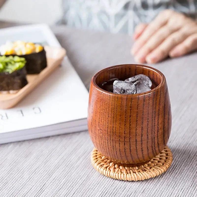 Handcrafted Wooden Tea Cup by Casa & Beyond