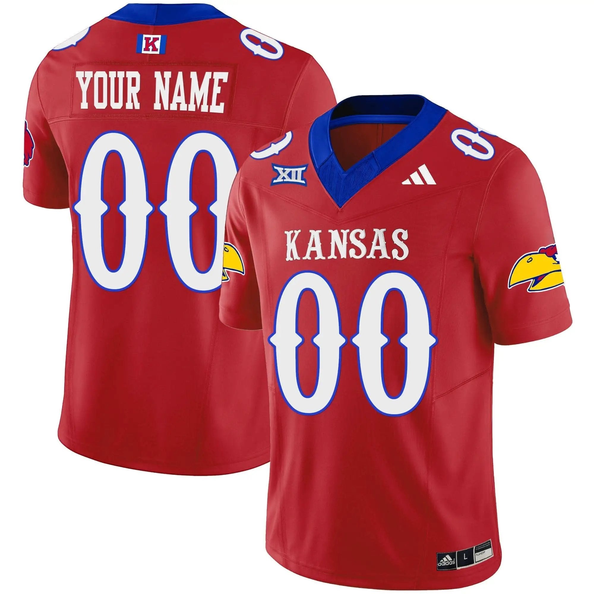 KJ Blackhawk Vapor Limited Custom Jersey by Kansas Jayhawks