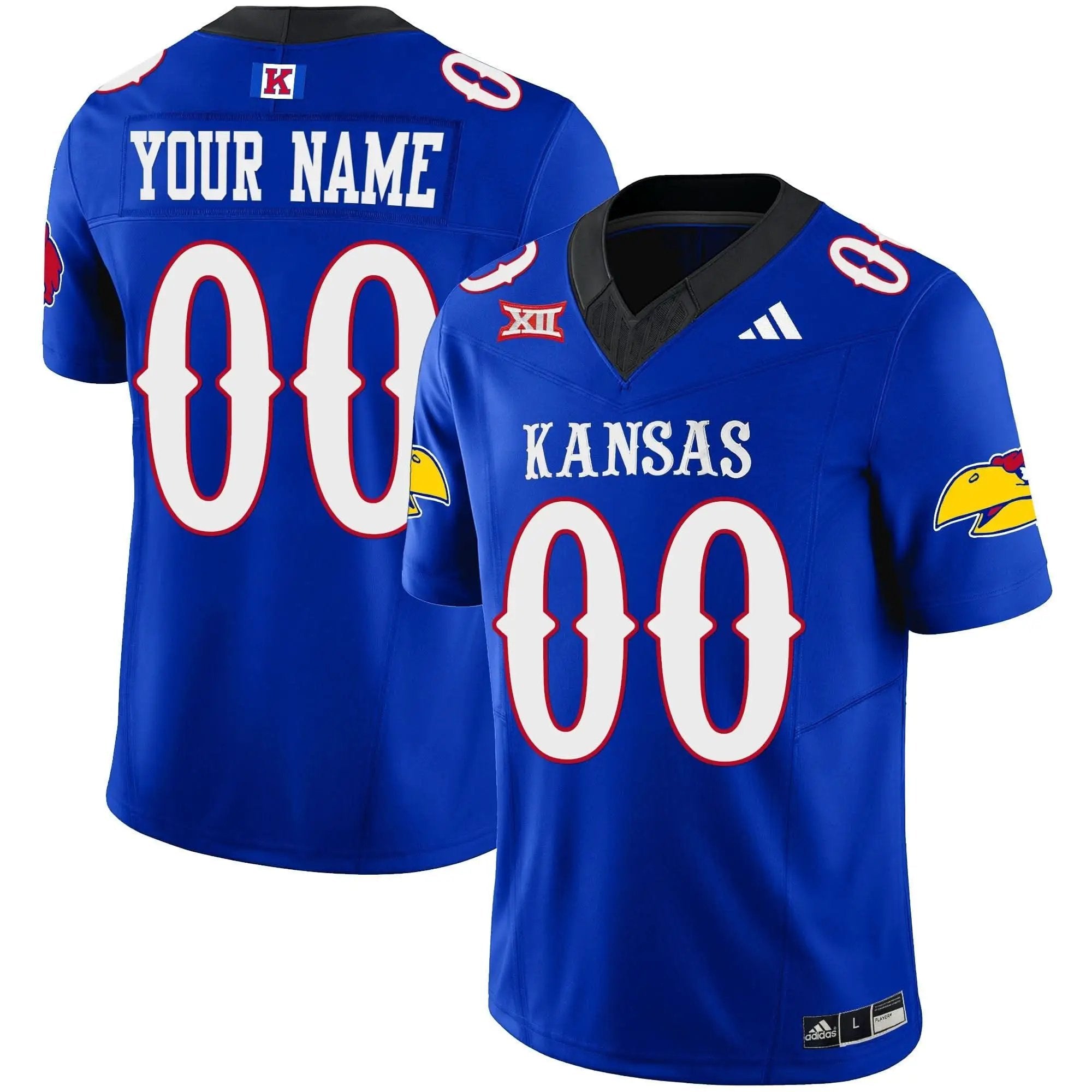 KJ Blackhawk Vapor Limited Custom Jersey by Kansas Jayhawks Blackhawk