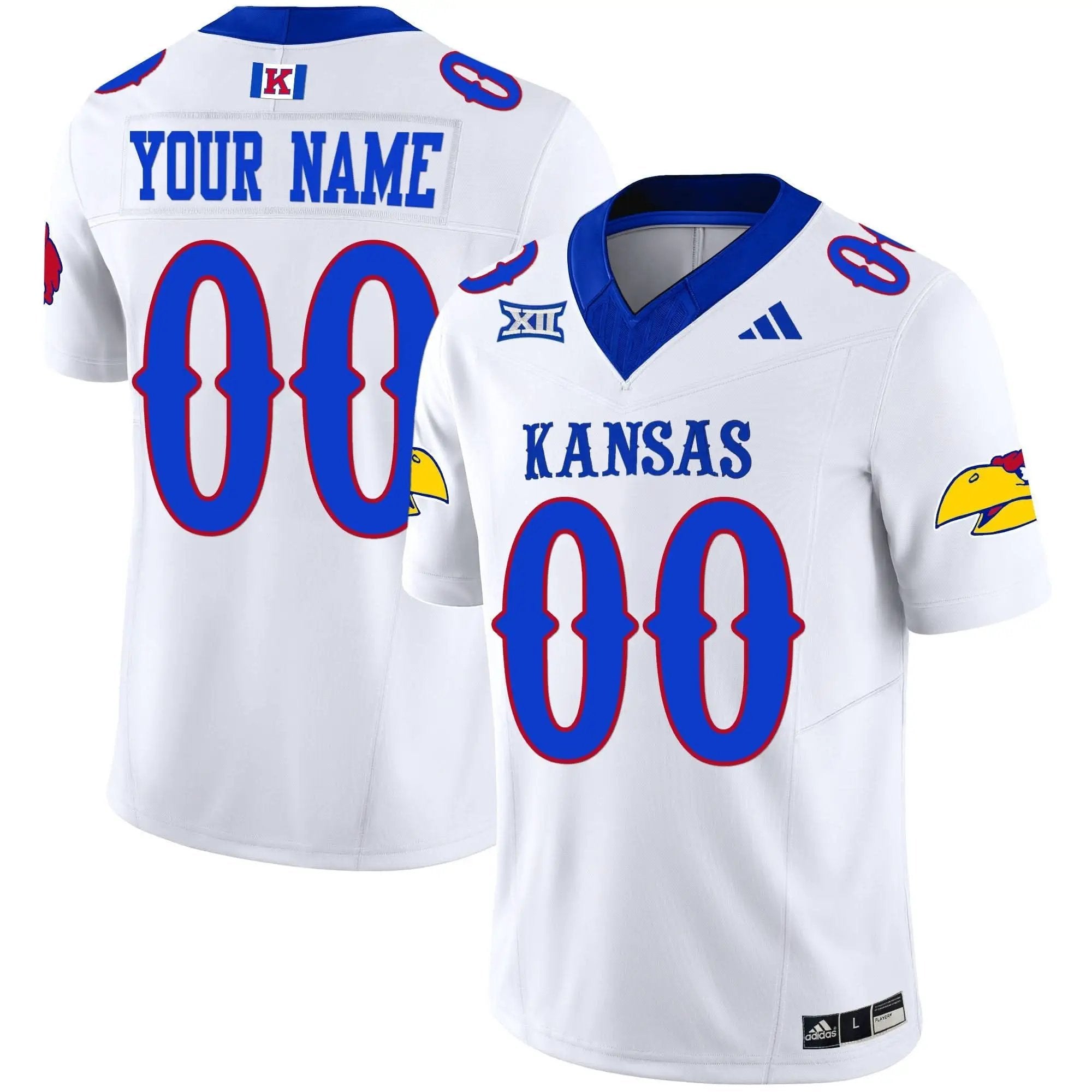 KJ Blackhawk Vapor Limited Custom Jersey by Kansas Jayhawks Blackhawk