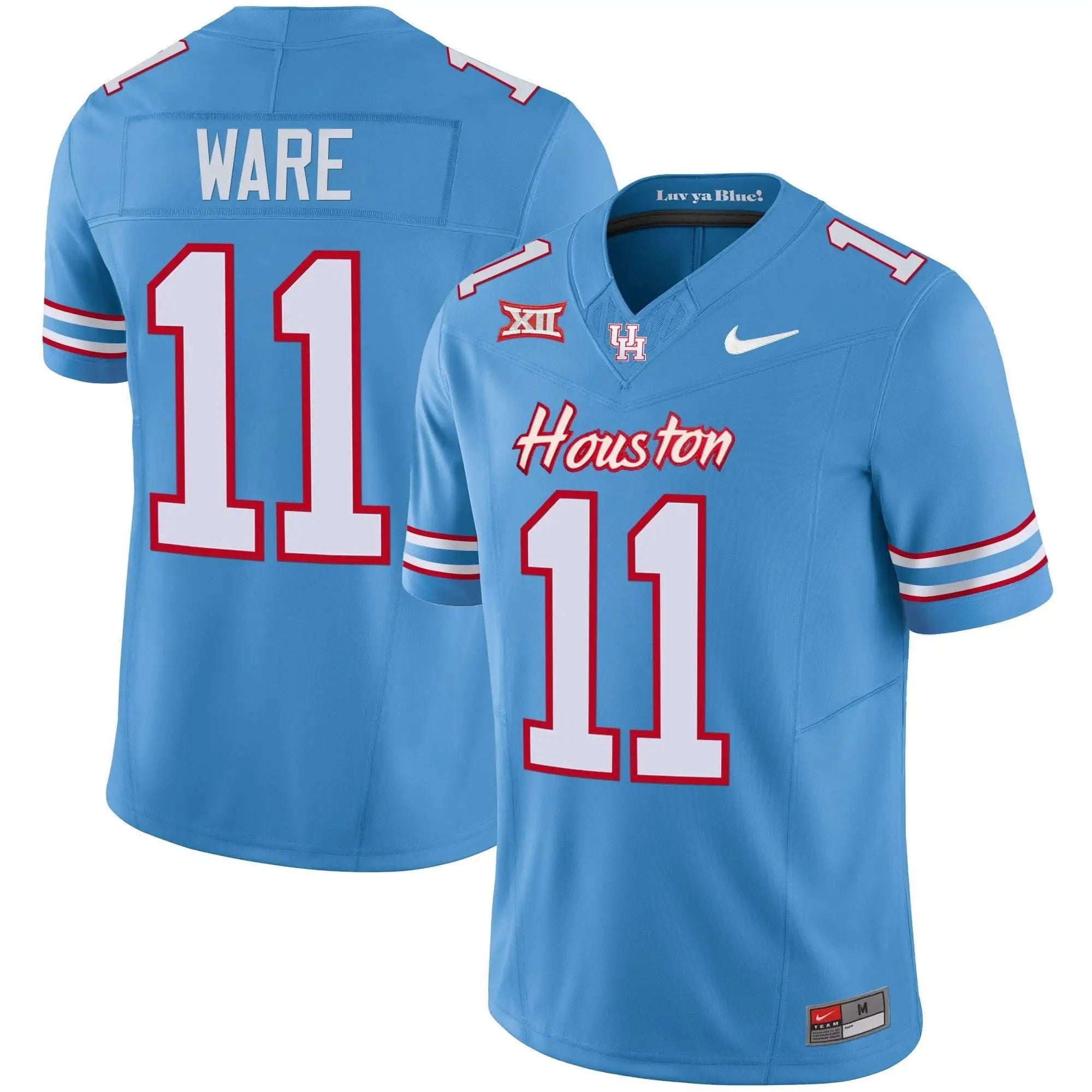 HOU 2023 Oilers Inspired Vapor Jersey V5 by Houston Cougars