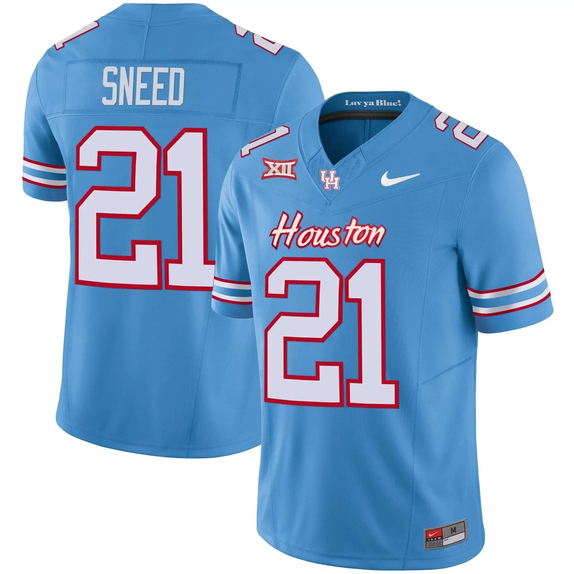 HOU 2023 Oilers Inspired Vapor Jersey V5 by Houston Cougars