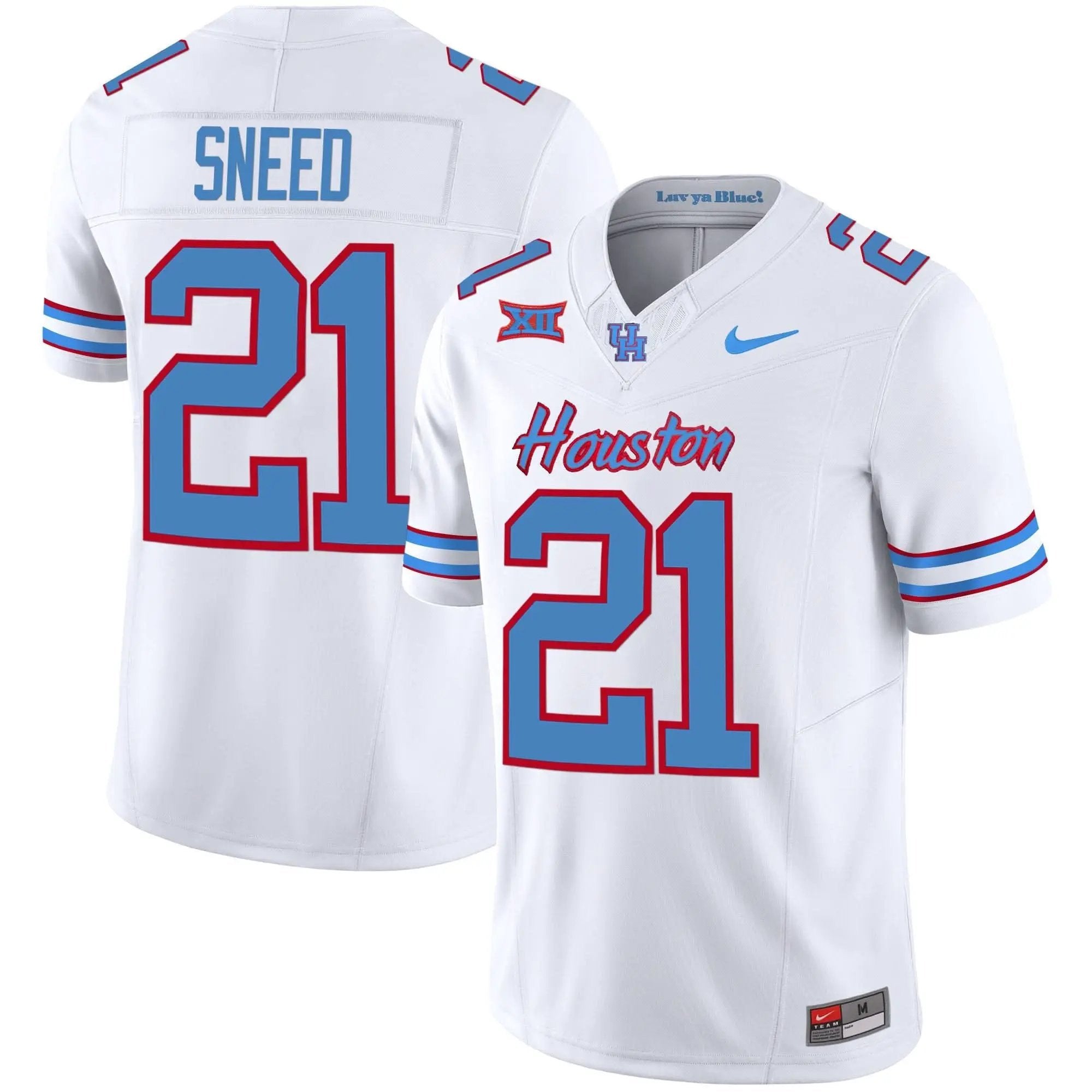 HOU 2023 Oilers Inspired Vapor Jersey V5 by Houston Cougars