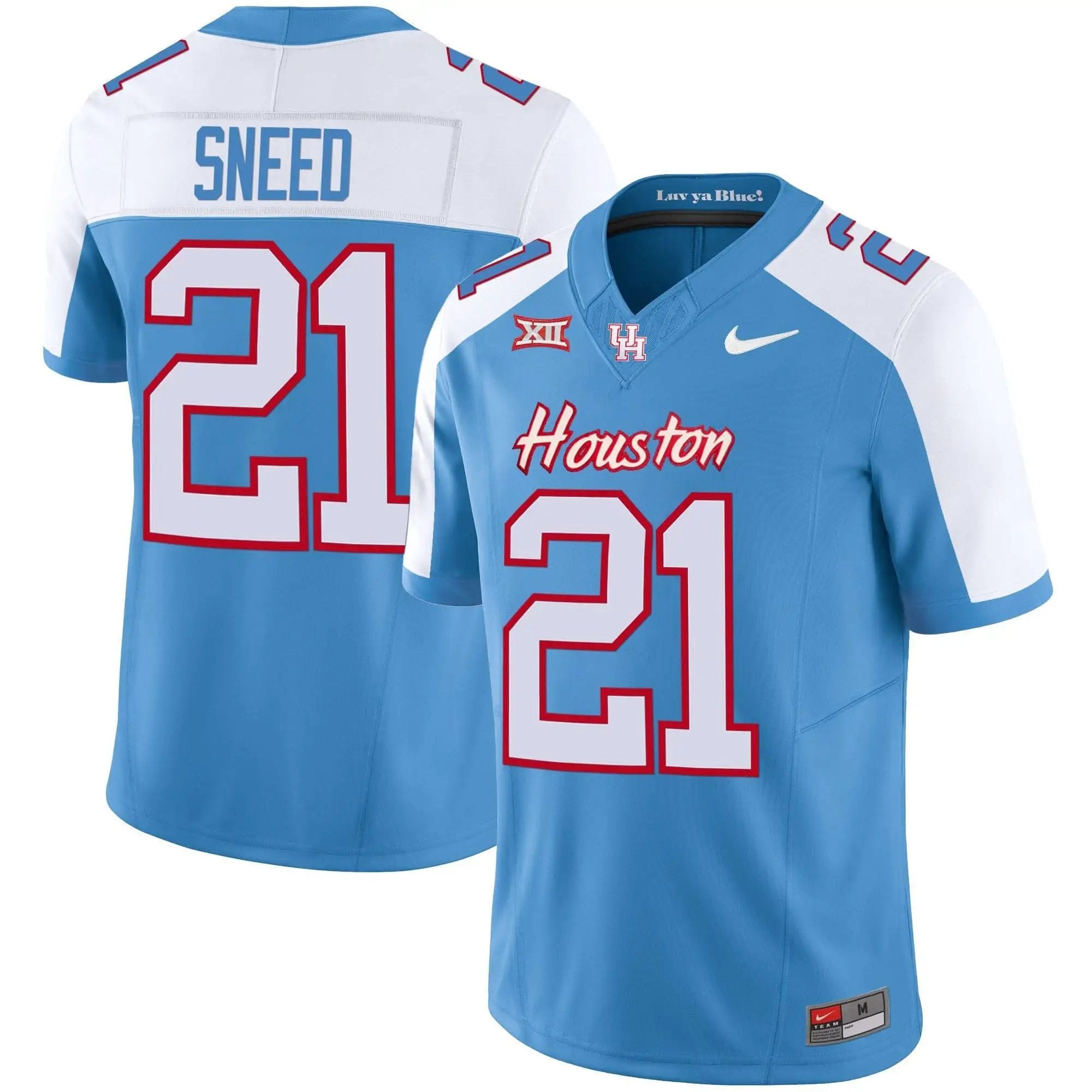 HOU 2023 Oilers Inspired Vapor Jersey V5 by Houston Cougars
