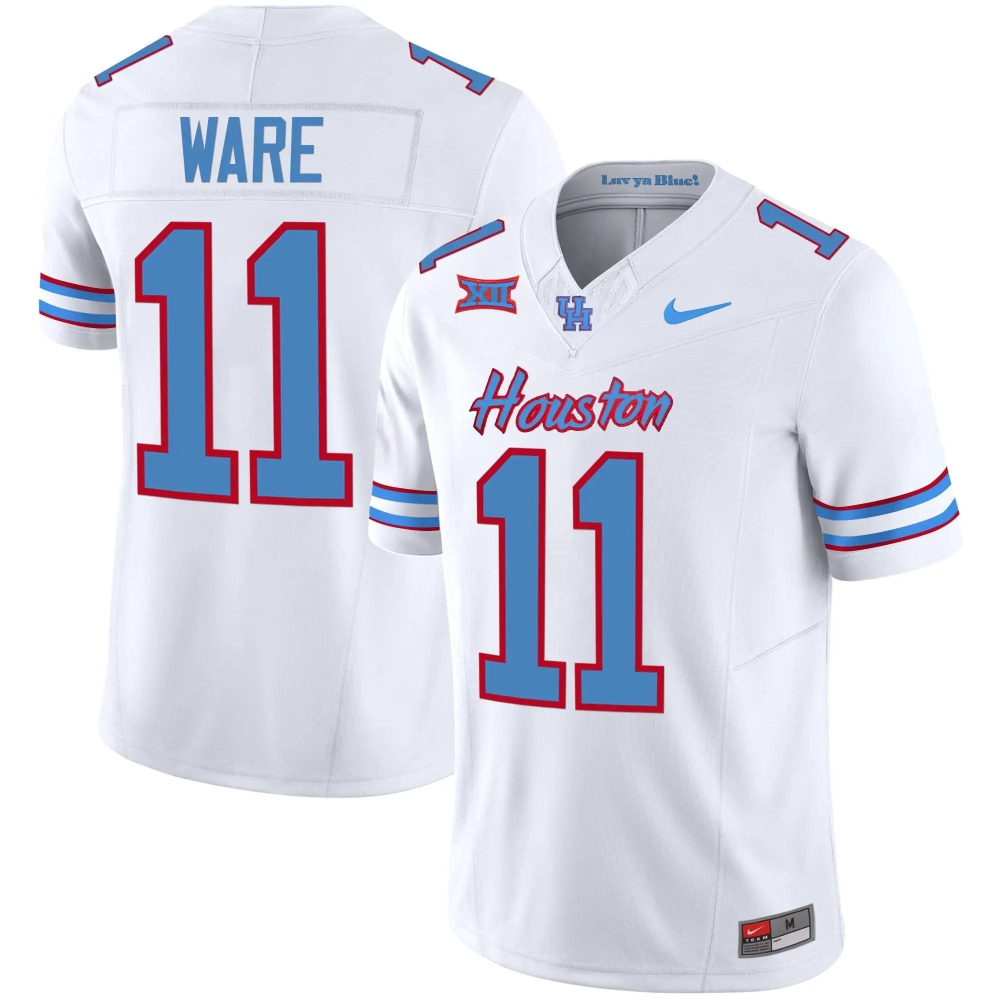 HOU 2023 Oilers Inspired Vapor Jersey V5 by Houston Cougars