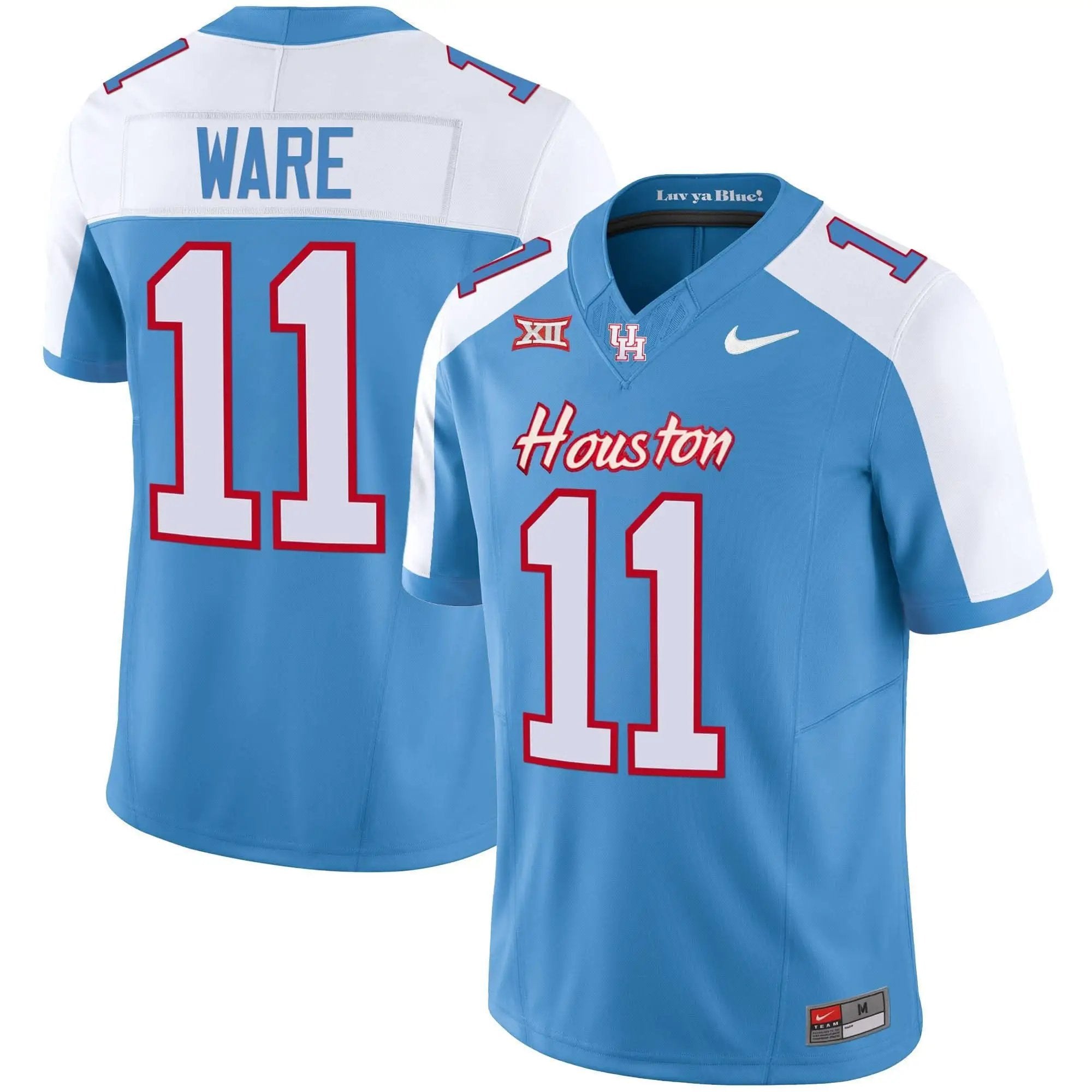 HOU 2023 Oilers Inspired Vapor Jersey V5 by Houston Cougars