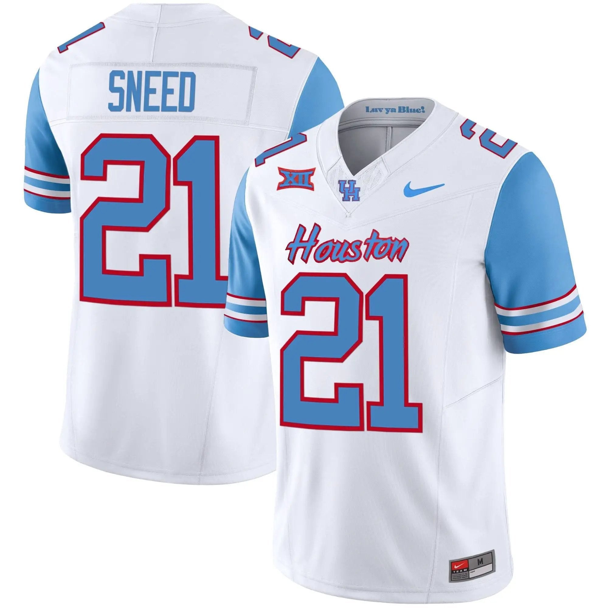 HOU 2023 Oilers Inspired Vapor Jersey V5 by Houston Cougars