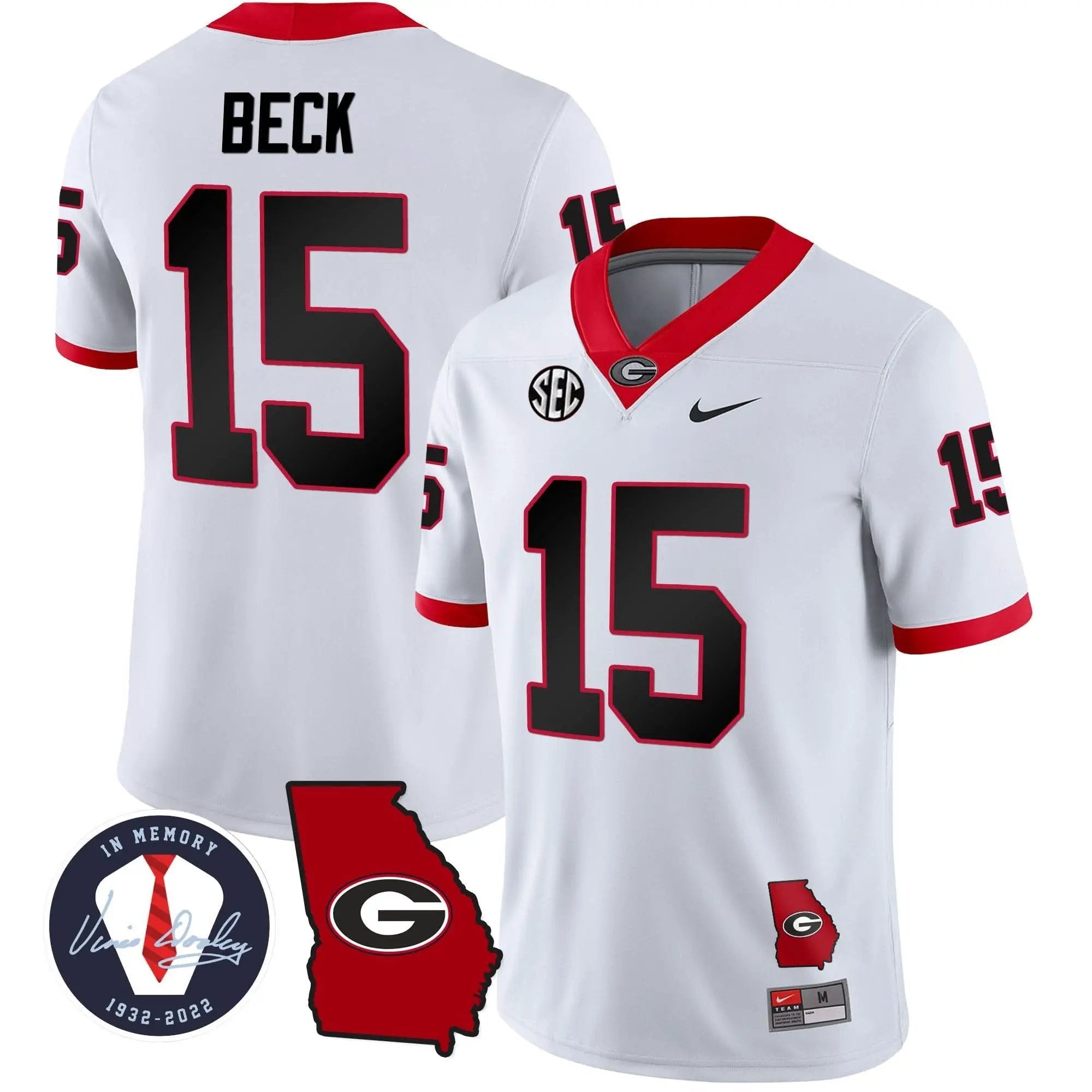 GB 2023 Vapor Jersey - Georgia Map by Georgia Bulldogs