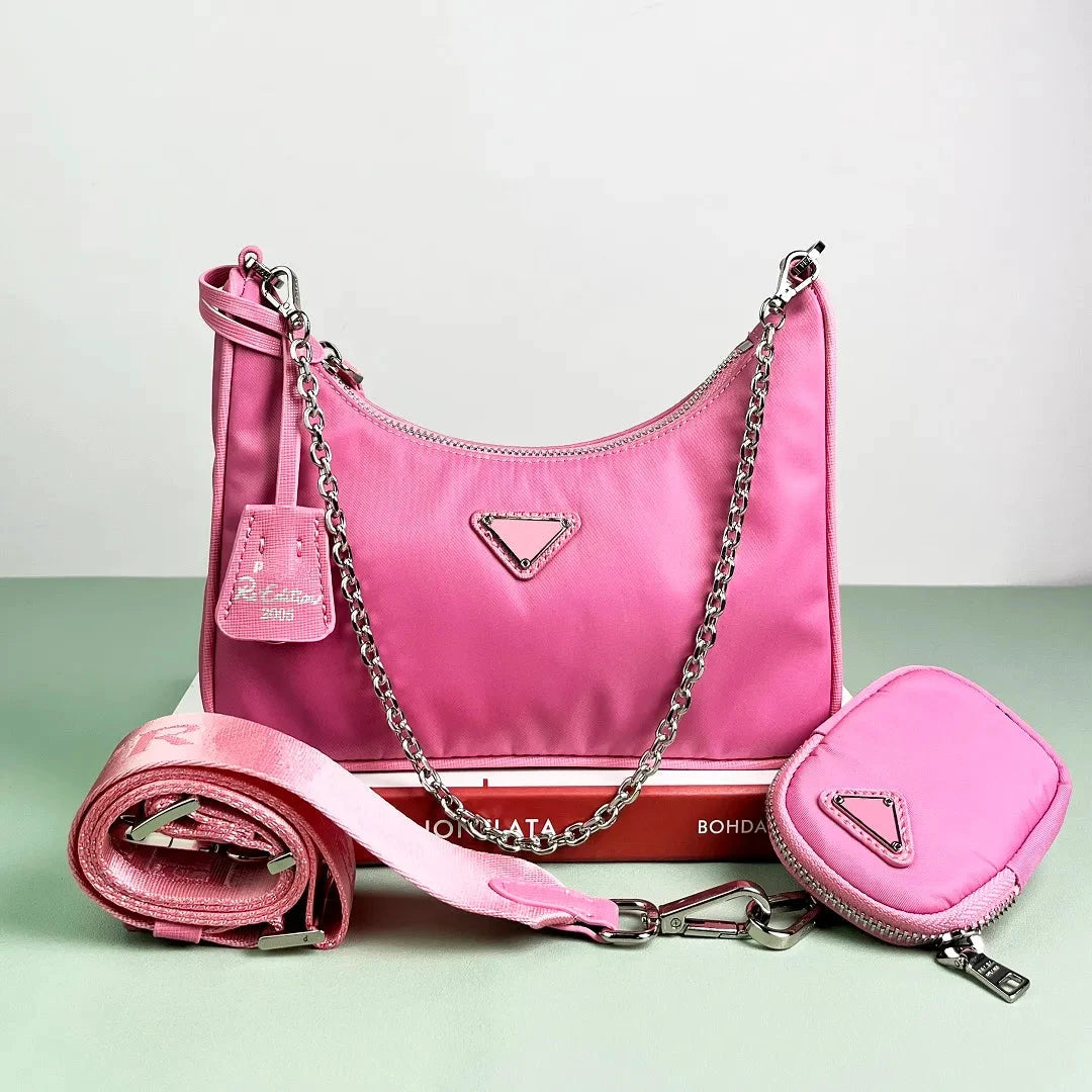 Luxury Designer Shoulder Bags Black Leather Mini Bags 2000 & 2005 Set by jimmy_luxuries