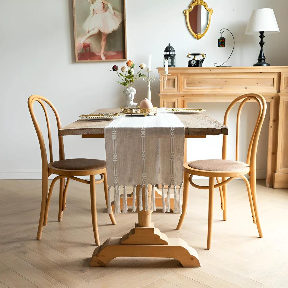 Tassel Whisper Table Runner by Casa & Beyond