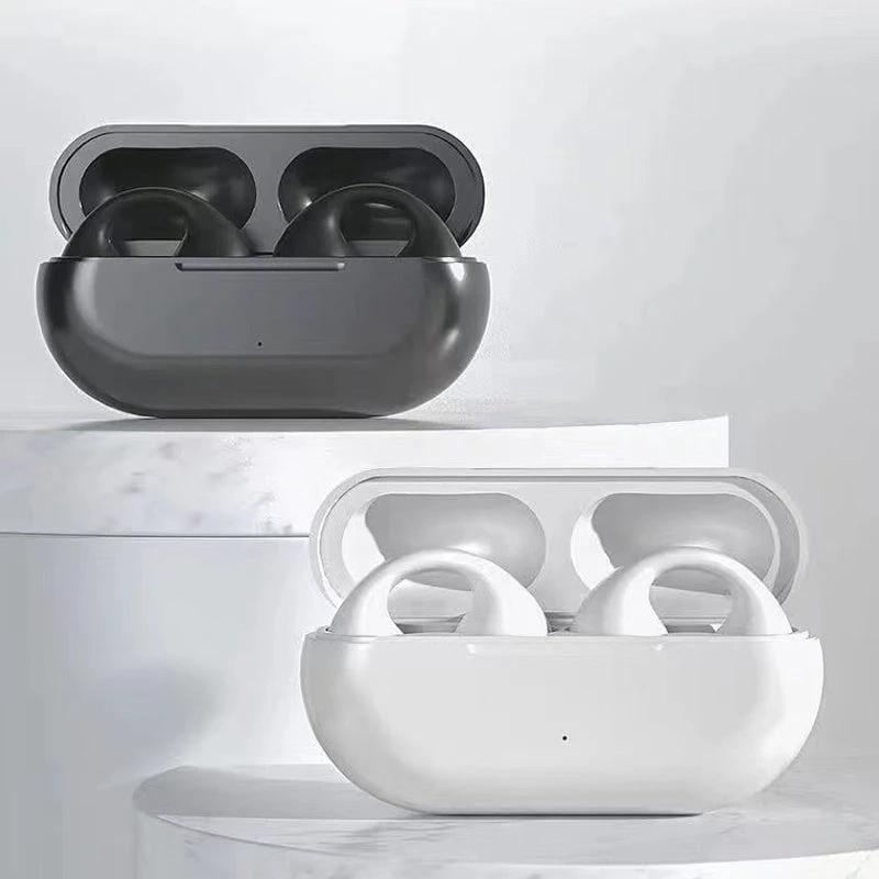 Bone conduction headphones with clip for the ear, wireless by Bowlift