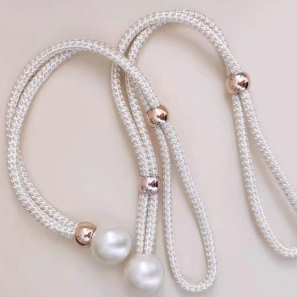 Lustrous Pearl Curtain Tie Back | 2 Pcs Set by Casa & Beyond