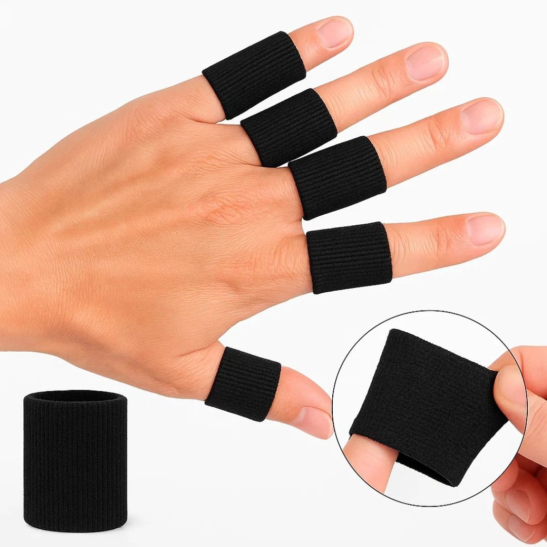 FlexiGuard | Finger Protection Sleeves – Injury Prevention – Breathable Snug Fit - Keeps wounds and bandages in place – Sports and Daily Comfort Bowlift by Bowlift