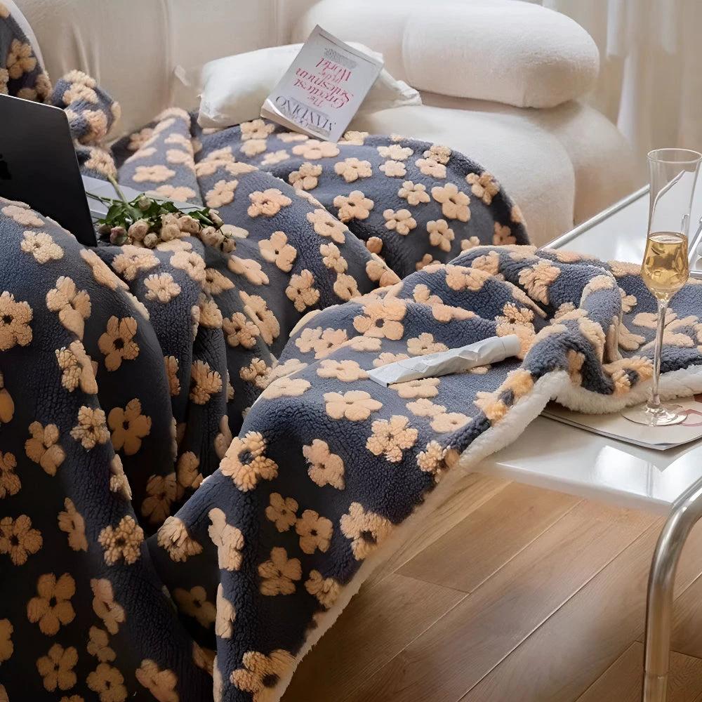 Nature's Wildflower Bliss Blanket by Casa & Beyond