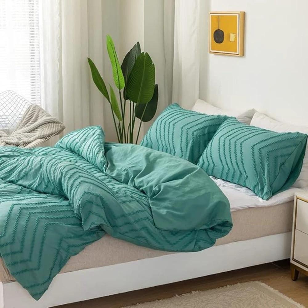 Chevron Plush Quilt Cover | 3pcs Set by Casa & Beyond