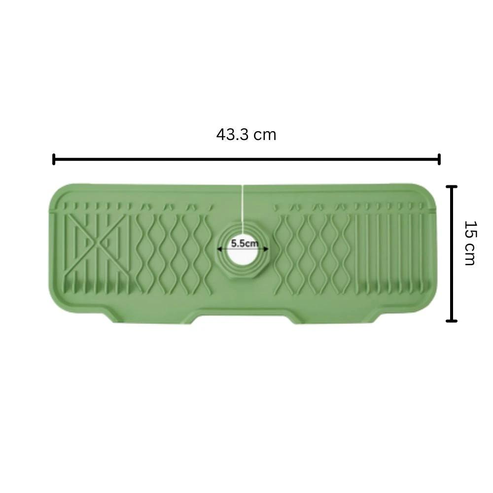 Aqua Slope Rubber Faucet Sink Mat by Casa & Beyond