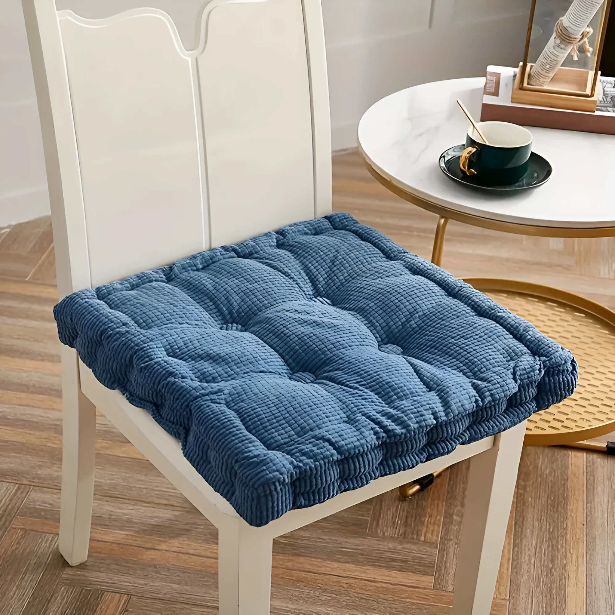 Stackable Corduroy Chair Cushions by Casa & Beyond