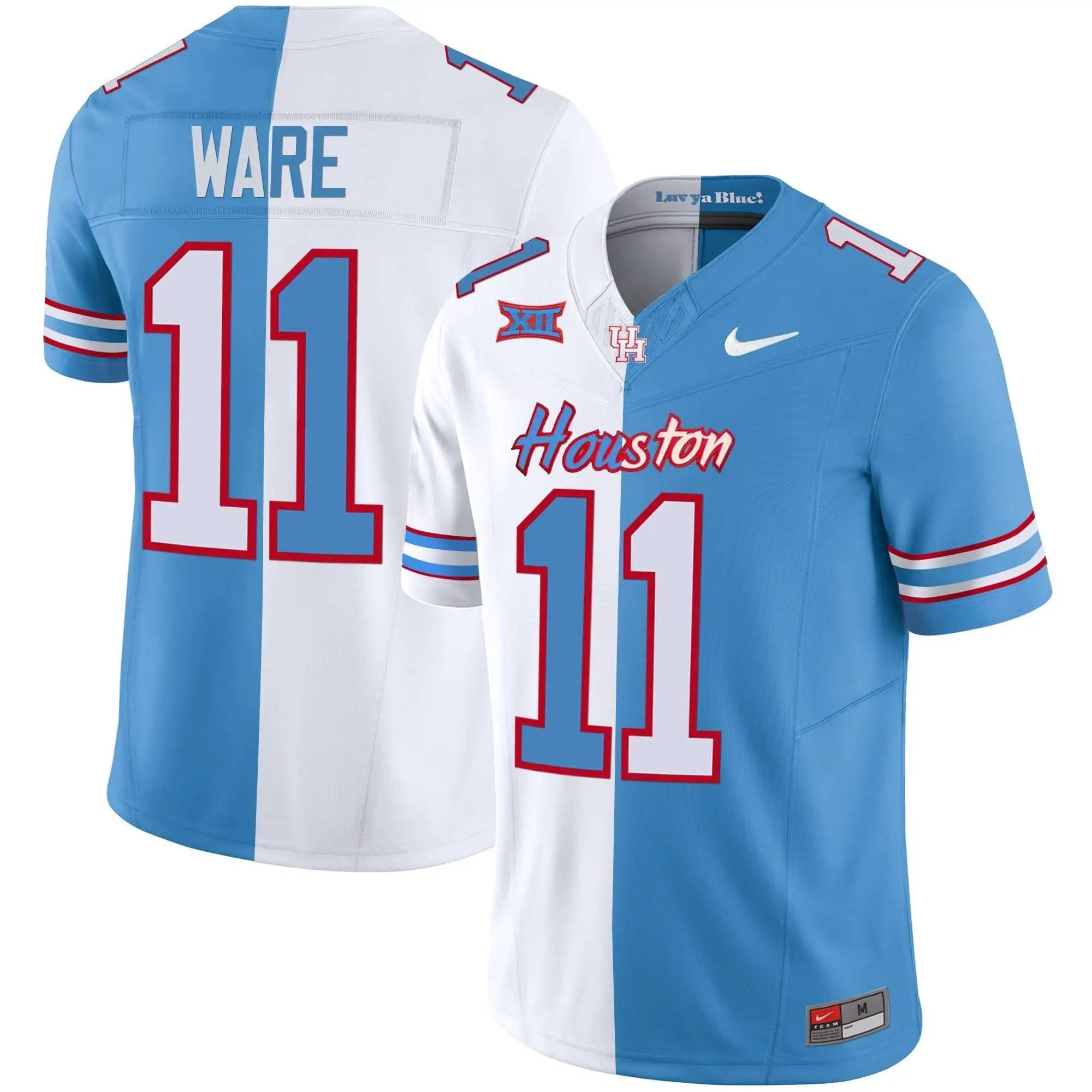 HOU 2023 Oilers Inspired Vapor Jersey V5 by Houston Cougars