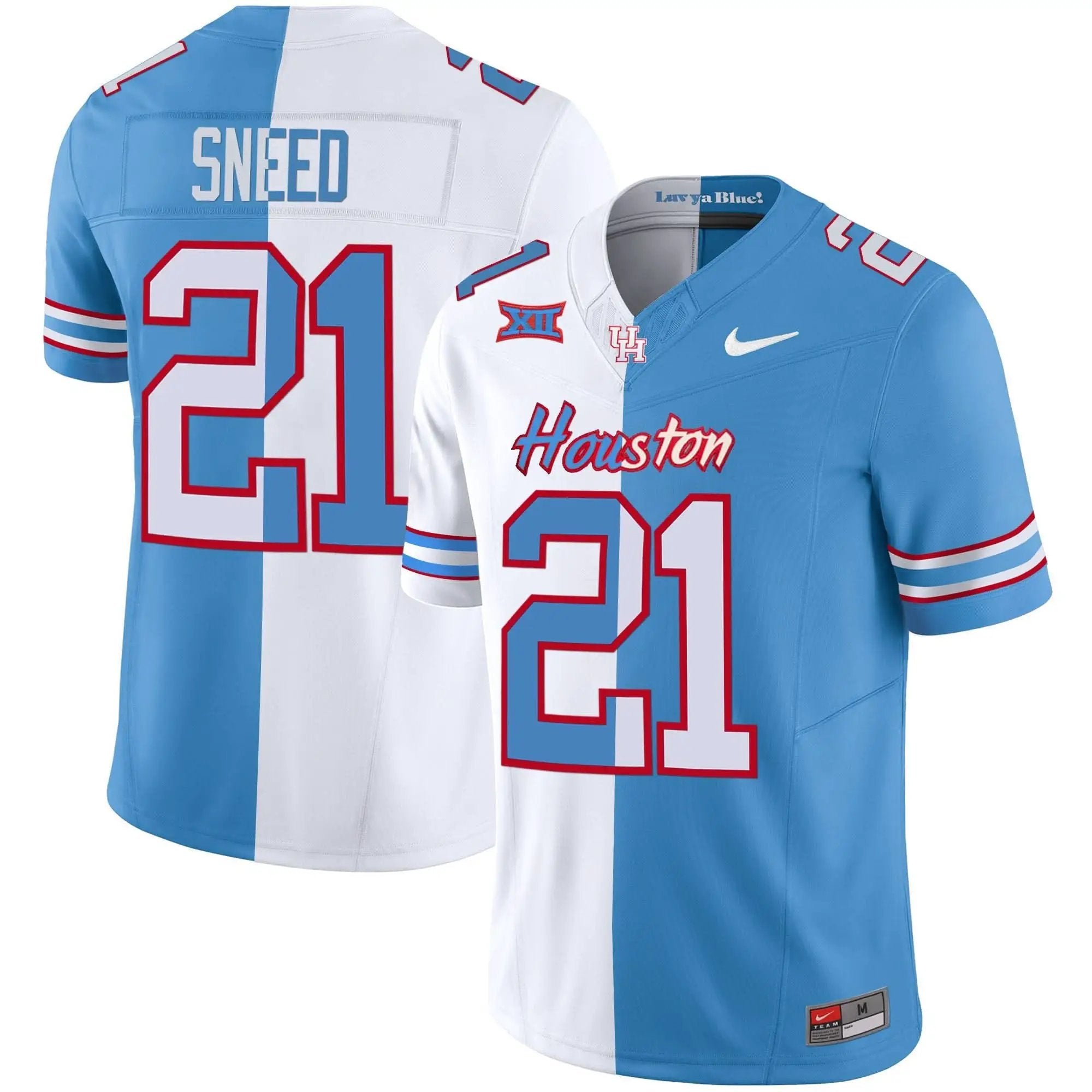 HOU 2023 Oilers Inspired Vapor Jersey V5 by Houston Cougars