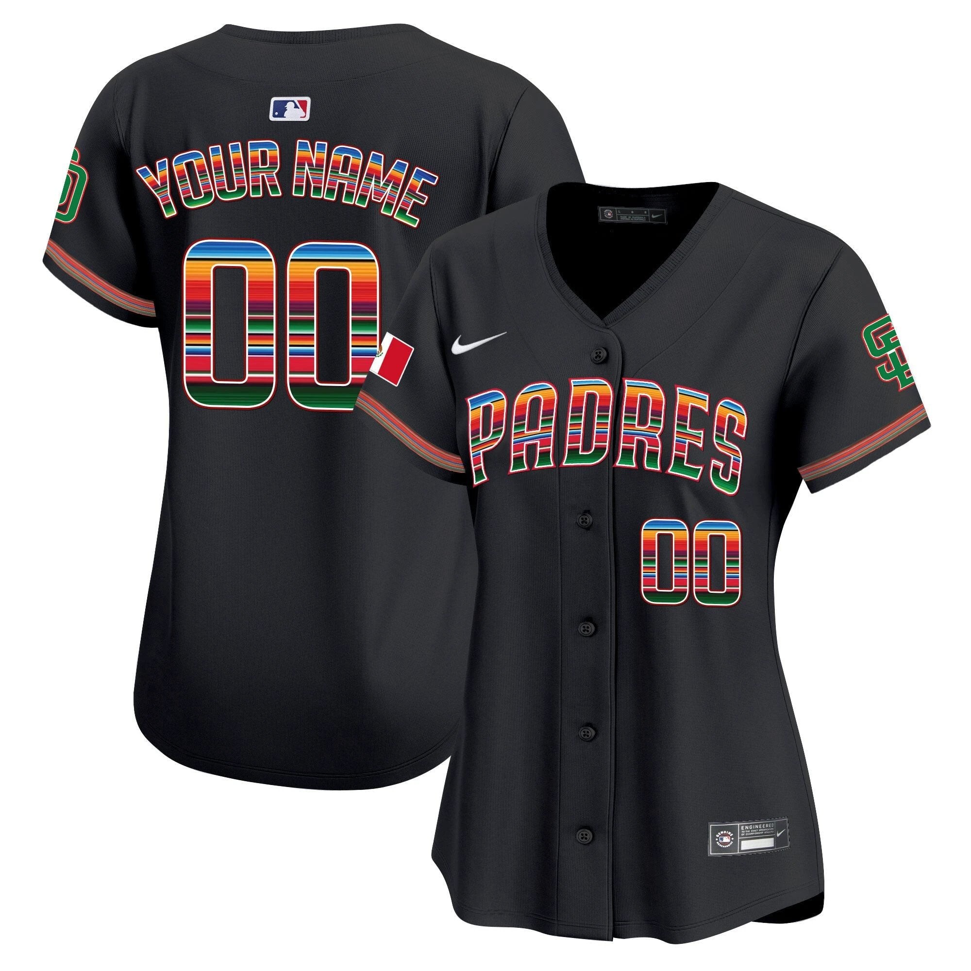 SD Mexico Premier Limited Custom Jersey - All Stitched by Digigearus