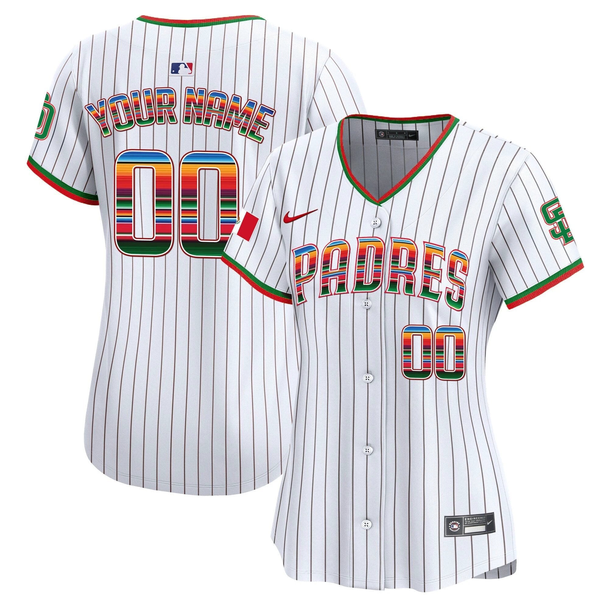 SD Mexico Premier Limited Custom Jersey - All Stitched by Digigearus