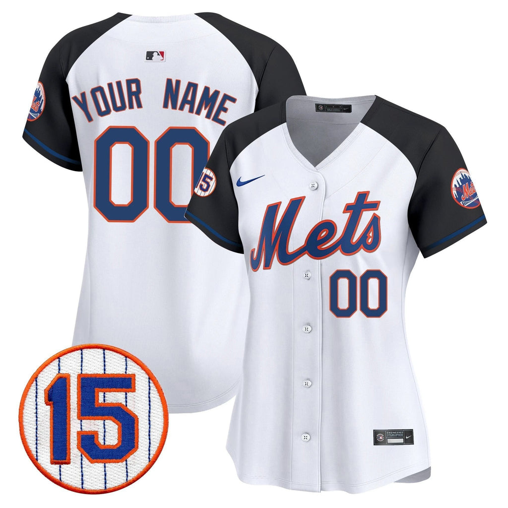 New York Mets Jerry Grote Patch Vapor Premier Limited Custom Jersey - All Stitched by New York Mets