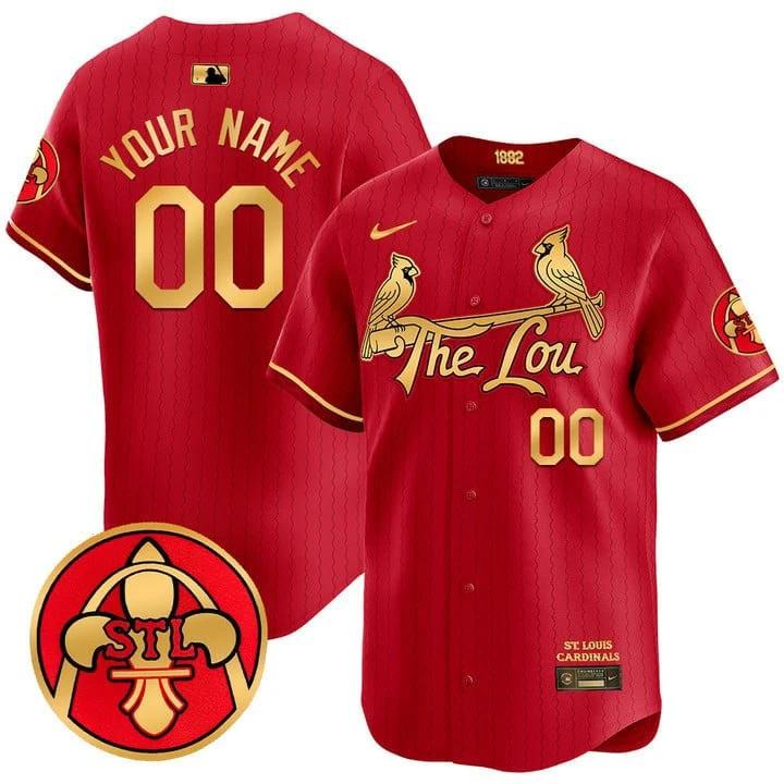 St. Louis Cardinals 2024 City Connect Vapor Premier Limited Custom Jersey V2 - All Stitched by St. Louis Cardinals