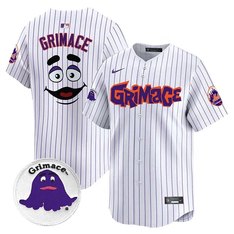 Mets Grimace Vapor Premier Limited Jersey V2 - All Stitched by Digigearus