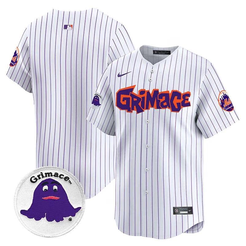 Mets Grimace Vapor Premier Limited Jersey V2 - All Stitched by Digigearus