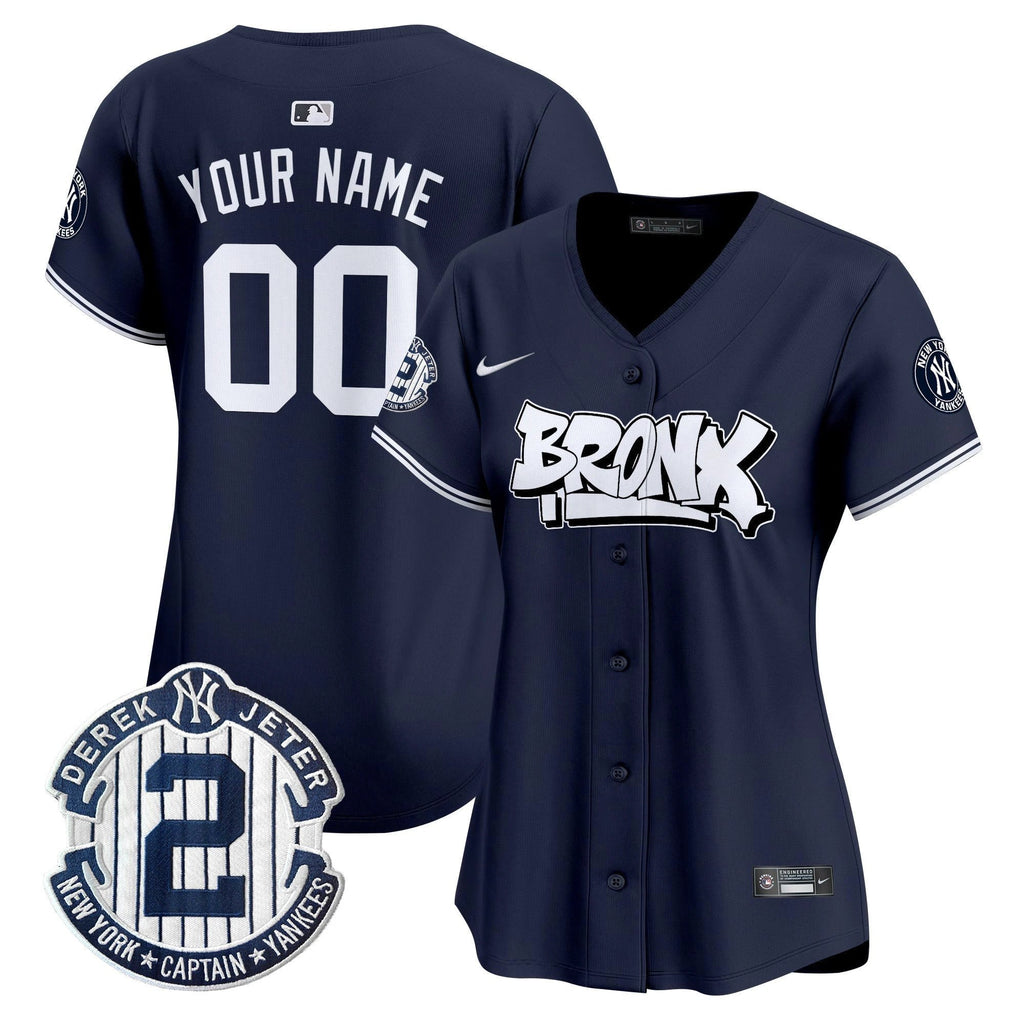 New York Yankees The Bronx Graffiti Vapor Premier Limited Custom Jersey V3 - All Stitched by New York Yankees