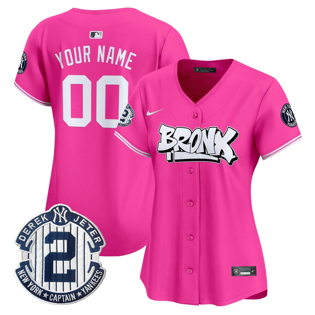New York Yankees The Bronx Graffiti Vapor Premier Limited Custom Jersey V3 - All Stitched by New York Yankees