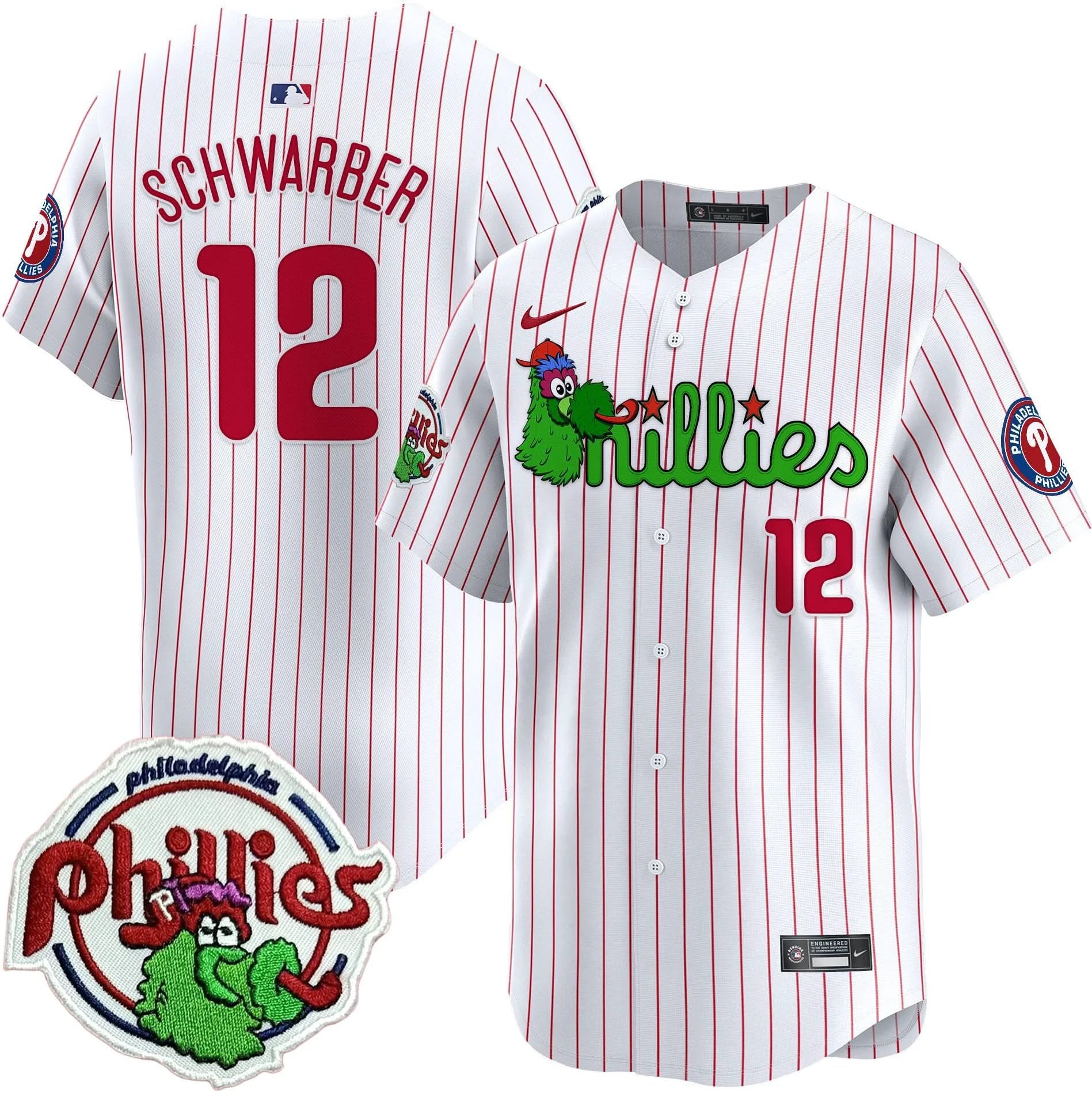 PP Phanatic Patch Vapor Premier Limited Jersey V3 - All Stitched by Philadelphia Phillies