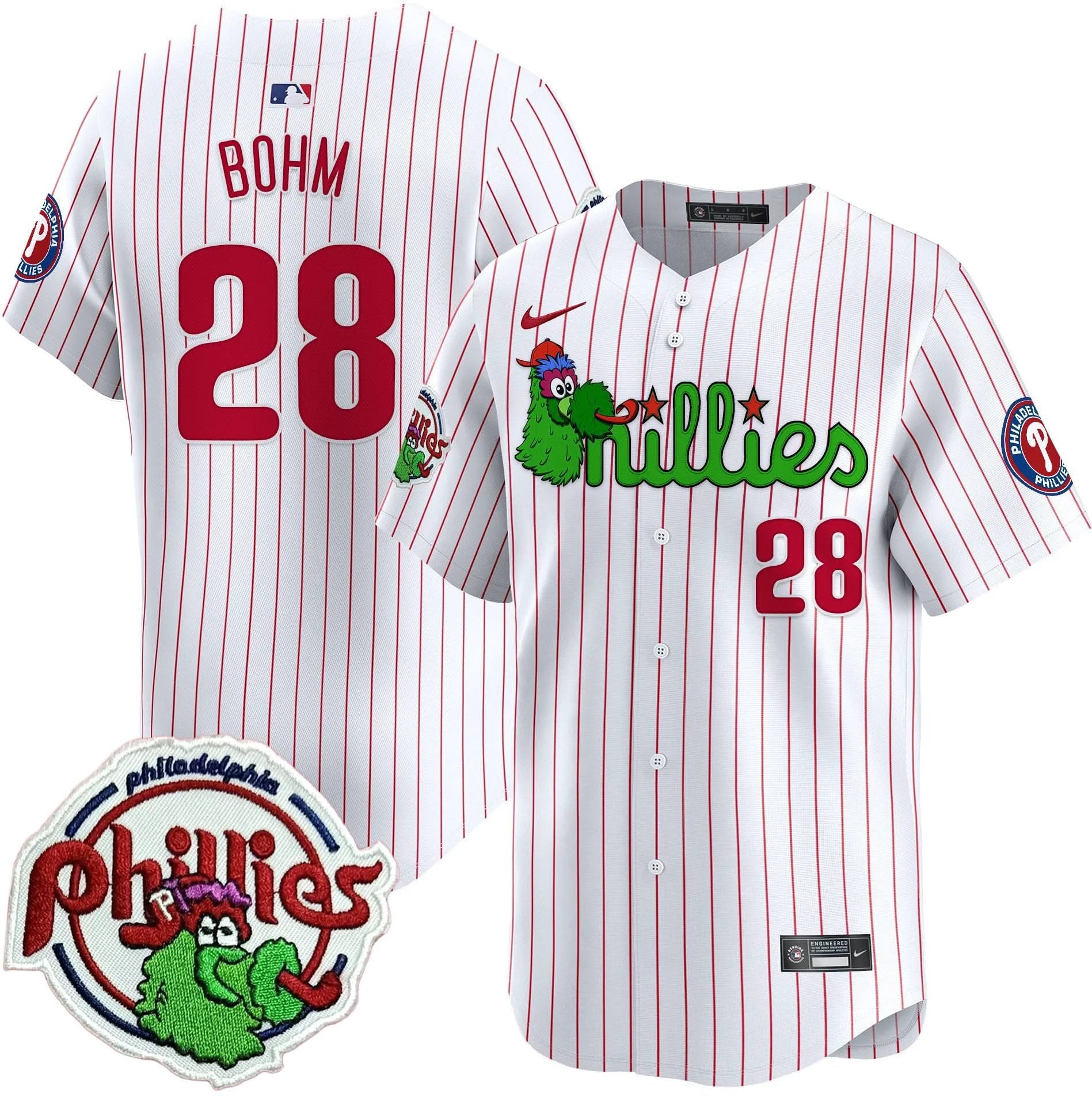 PP Phanatic Patch Vapor Premier Limited Jersey V3 - All Stitched by Philadelphia Phillies