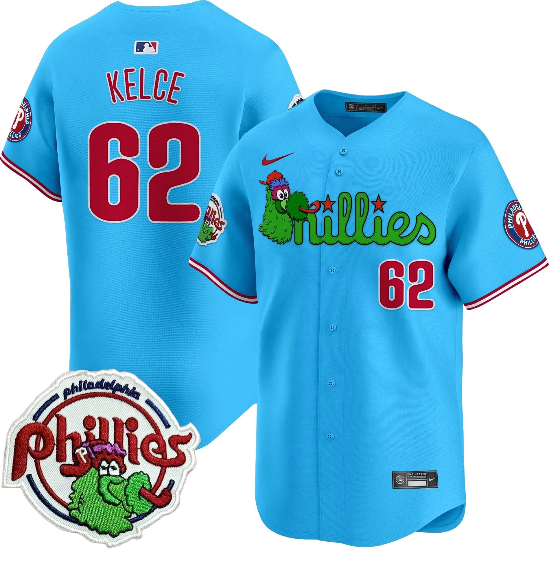 PP Phanatic Patch Vapor Premier Limited Jersey V3 - All Stitched by Philadelphia Phillies