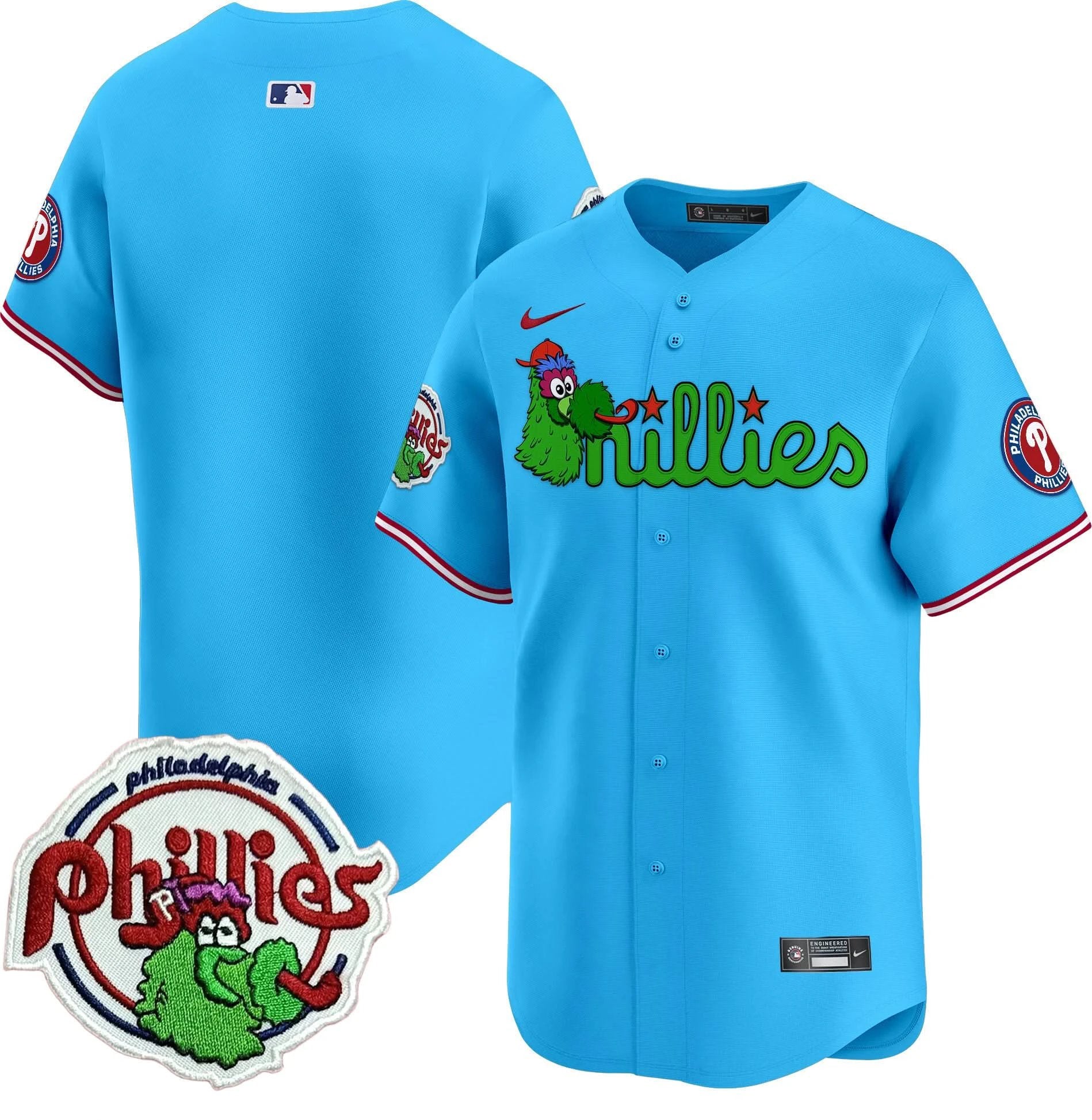 PP Phanatic Patch Vapor Premier Limited Jersey V3 - All Stitched by Philadelphia Phillies