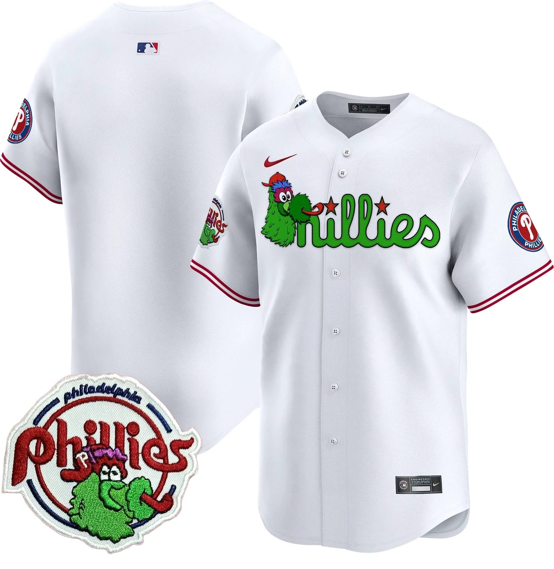 PP Phanatic Patch Vapor Premier Limited Jersey V3 - All Stitched by Philadelphia Phillies