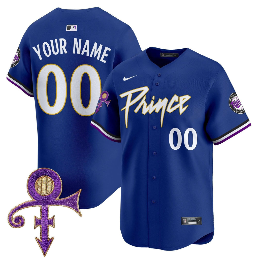 Minnesota Twins Prince Patch Vapor Premier Limited Custom Jersey - All Stitched by Minnesota Twins