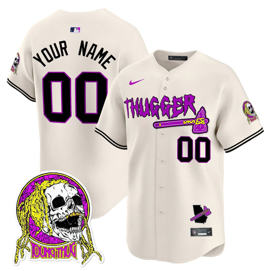 Atlanta Braves Young Thug Vapor Premier Limited Custom Jersey - All Stitched by Atlanta Braves