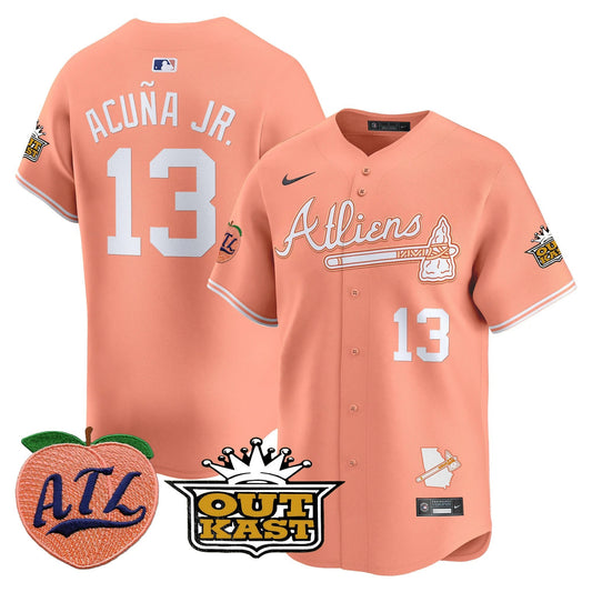 ATL Atliens & Peach Vapor Premier Limited Jersey - All Stitched by Digigearus