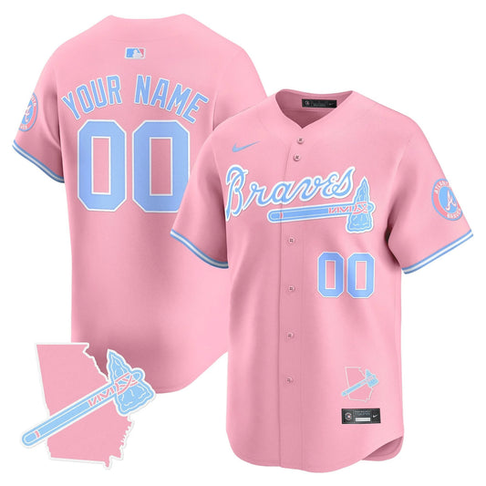ATL Bubblegum Pink Vapor Premier Limited Custom Jersey - All Stitched by Digigearus