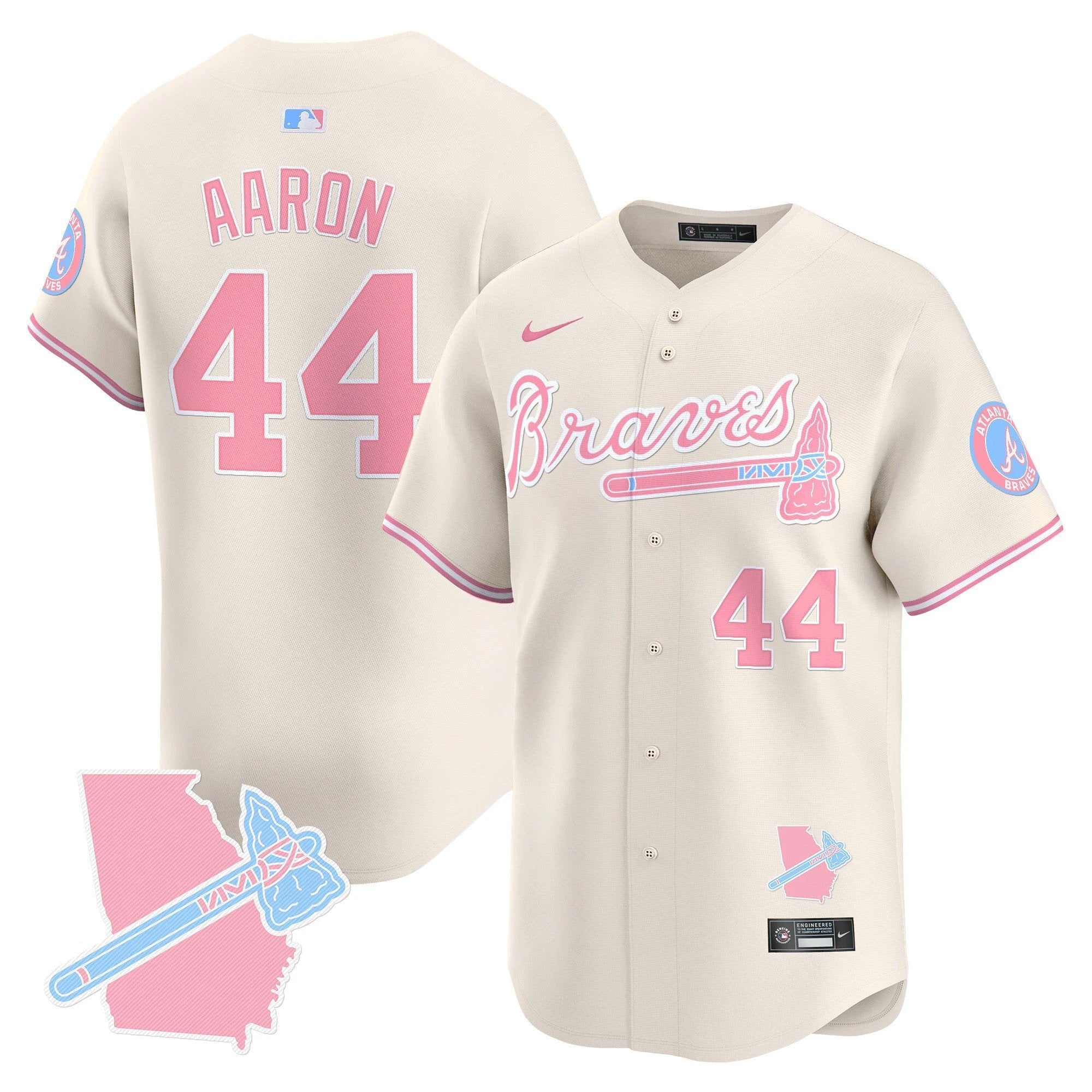 Unisex ATL Bubblegum Pink Vapor Premier Limited Jersey - All Stitched by Digigearus