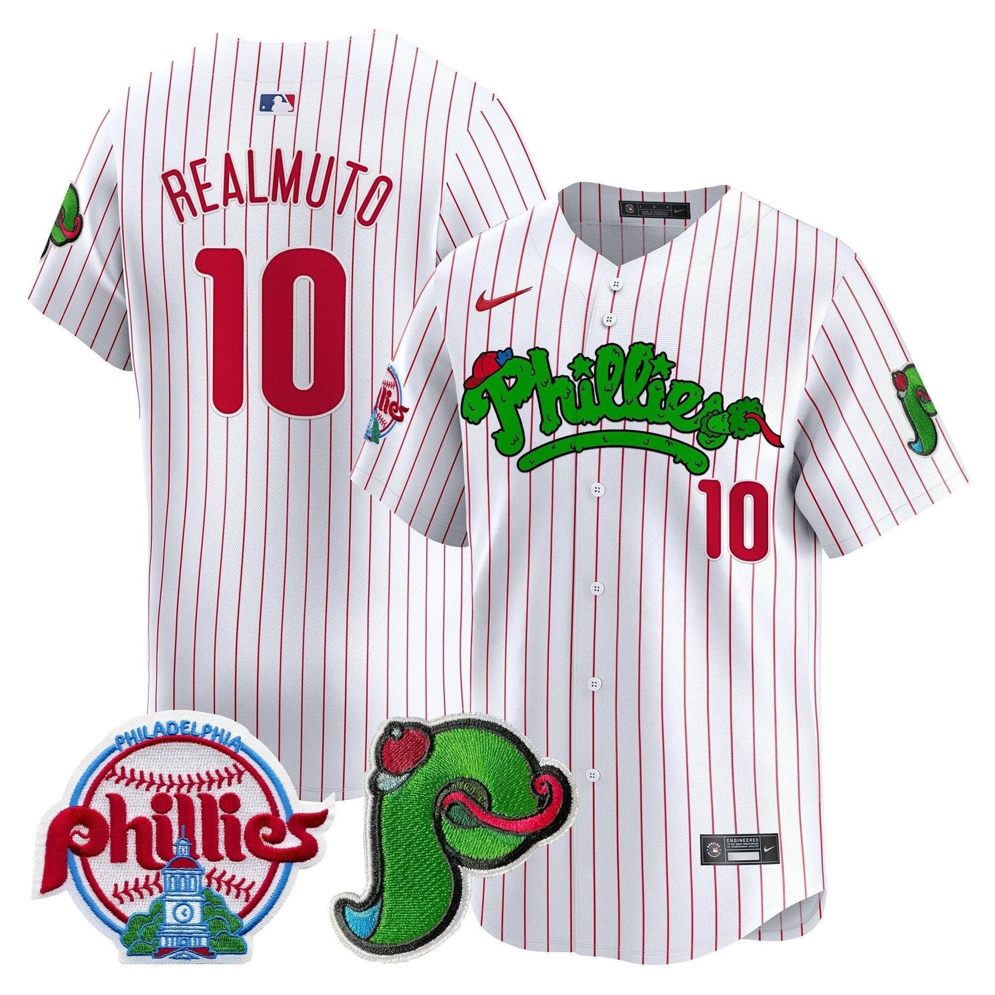 Phillies Phanatic Patch Vapor Premier Limited Jersey V4 - All Stitched by Digigearus