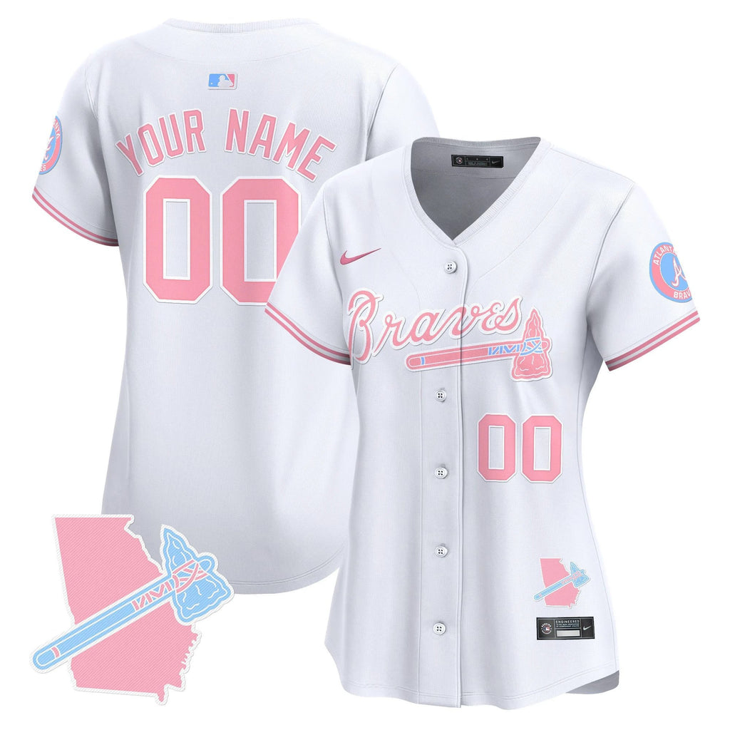 ATL Bubblegum Pink Vapor Premier Limited Custom Jersey - All Stitched by Digigearus