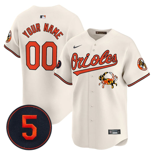 Baltimore Orioles Robinson Patch Vapor Premier Limited Custom Jersey V9 - All Stitched by Baltimore Orioles
