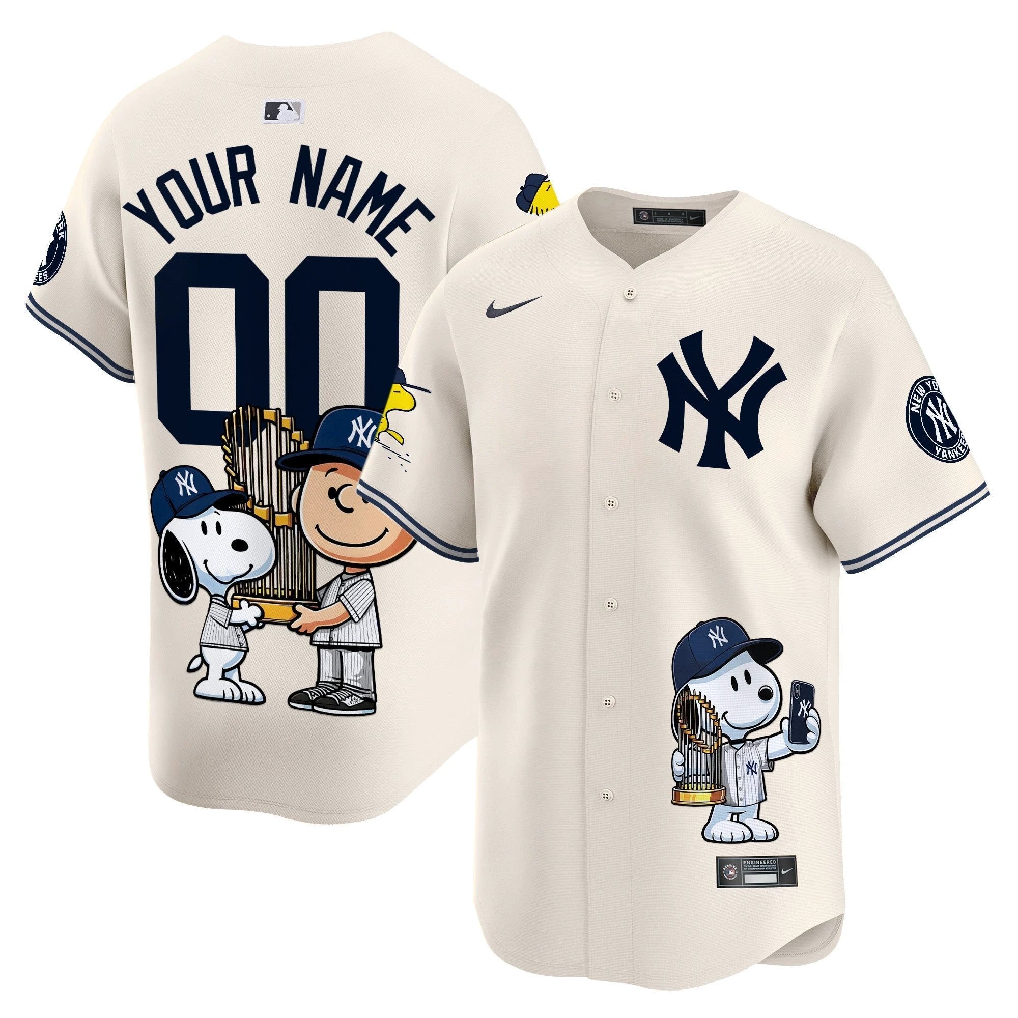 Unisex New York Yankees Vapor Premier Limited Custom Jersey - Printed by New York Yankees