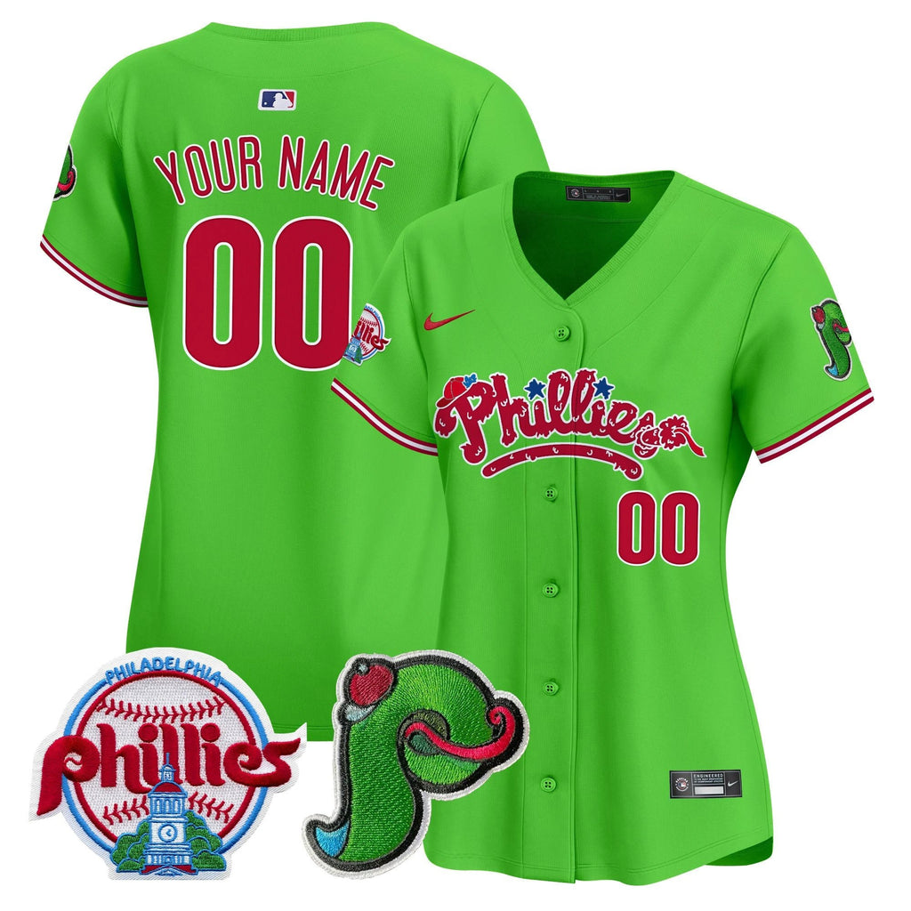 Phillies Phanatic Patch Vapor Premier Limited Custom Jersey V4 - All Stitched by Digigearus