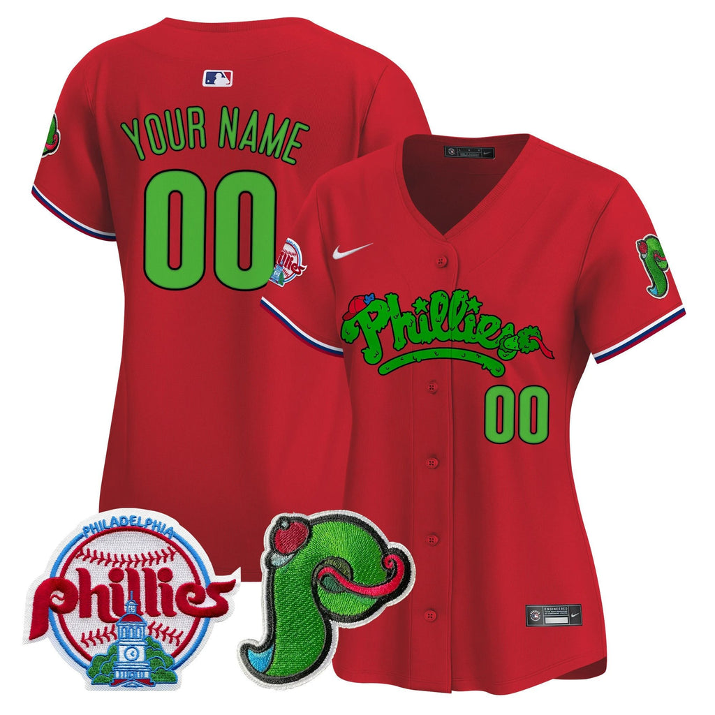 Phillies Phanatic Patch Vapor Premier Limited Custom Jersey V4 - All Stitched by Digigearus